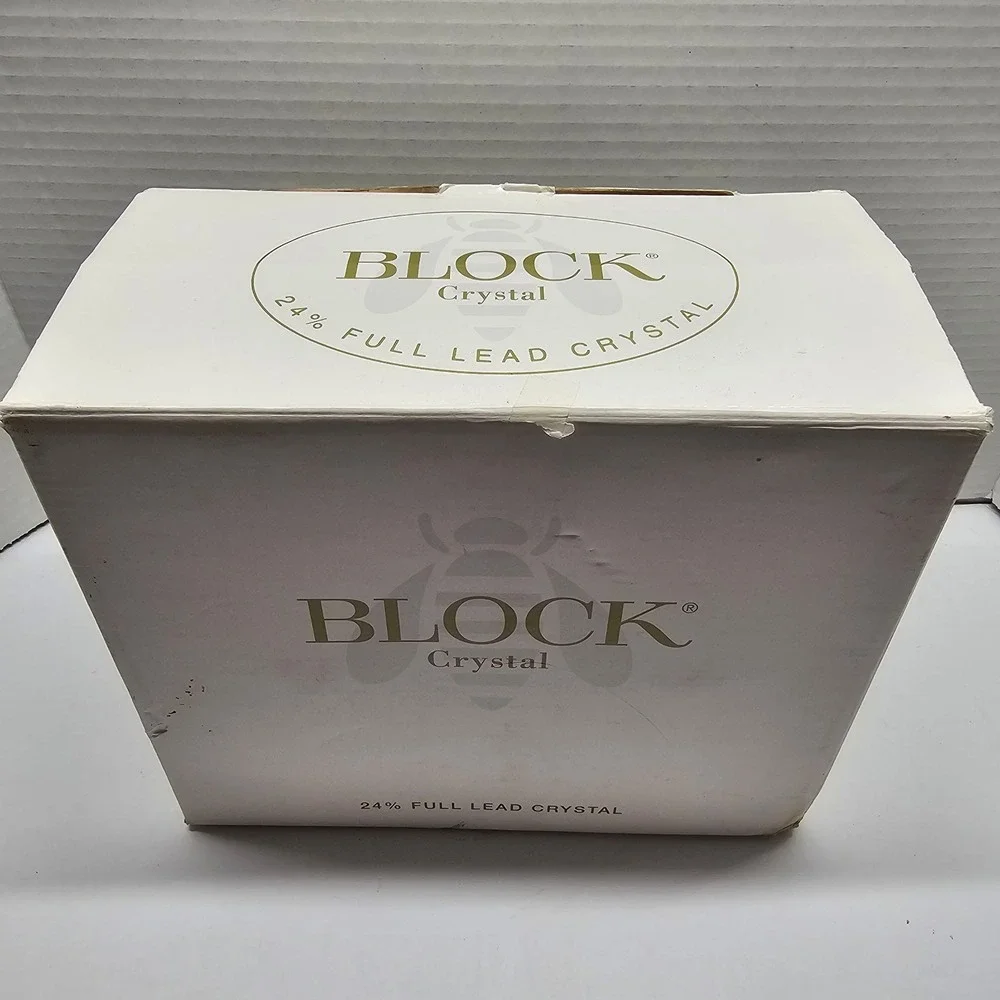 Vtg Block 24%‎ Lead Crystal 7